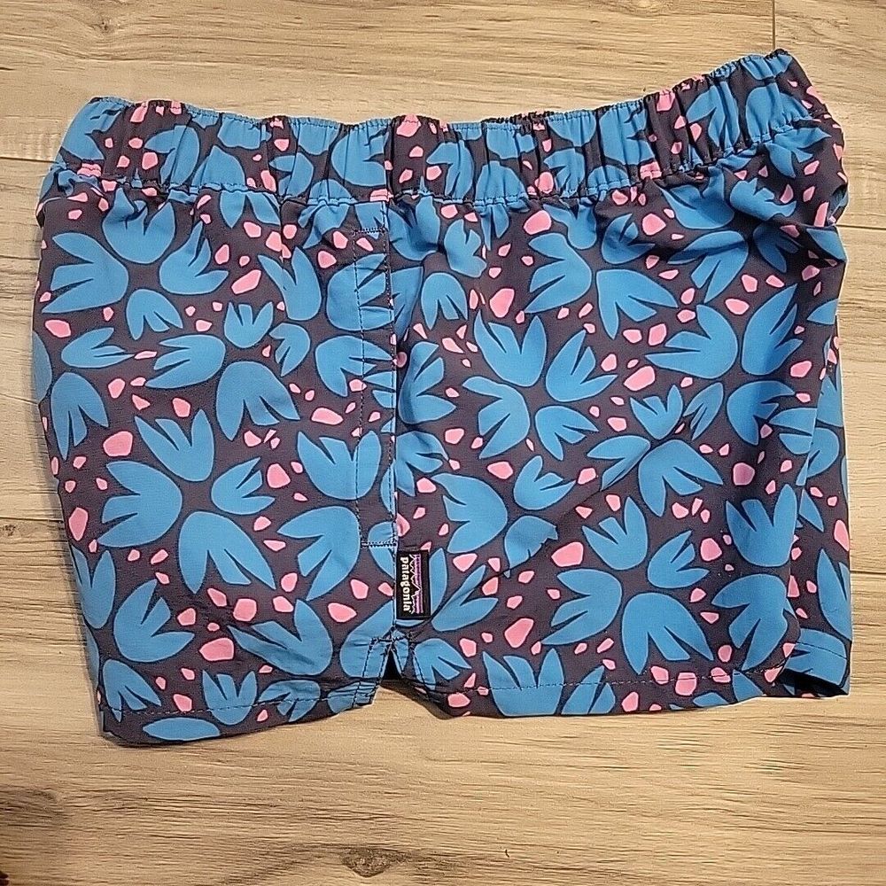NWT Patagonia Barley Baggies Shorts Womens XS Multicolor Drawstring Waist Pocket
